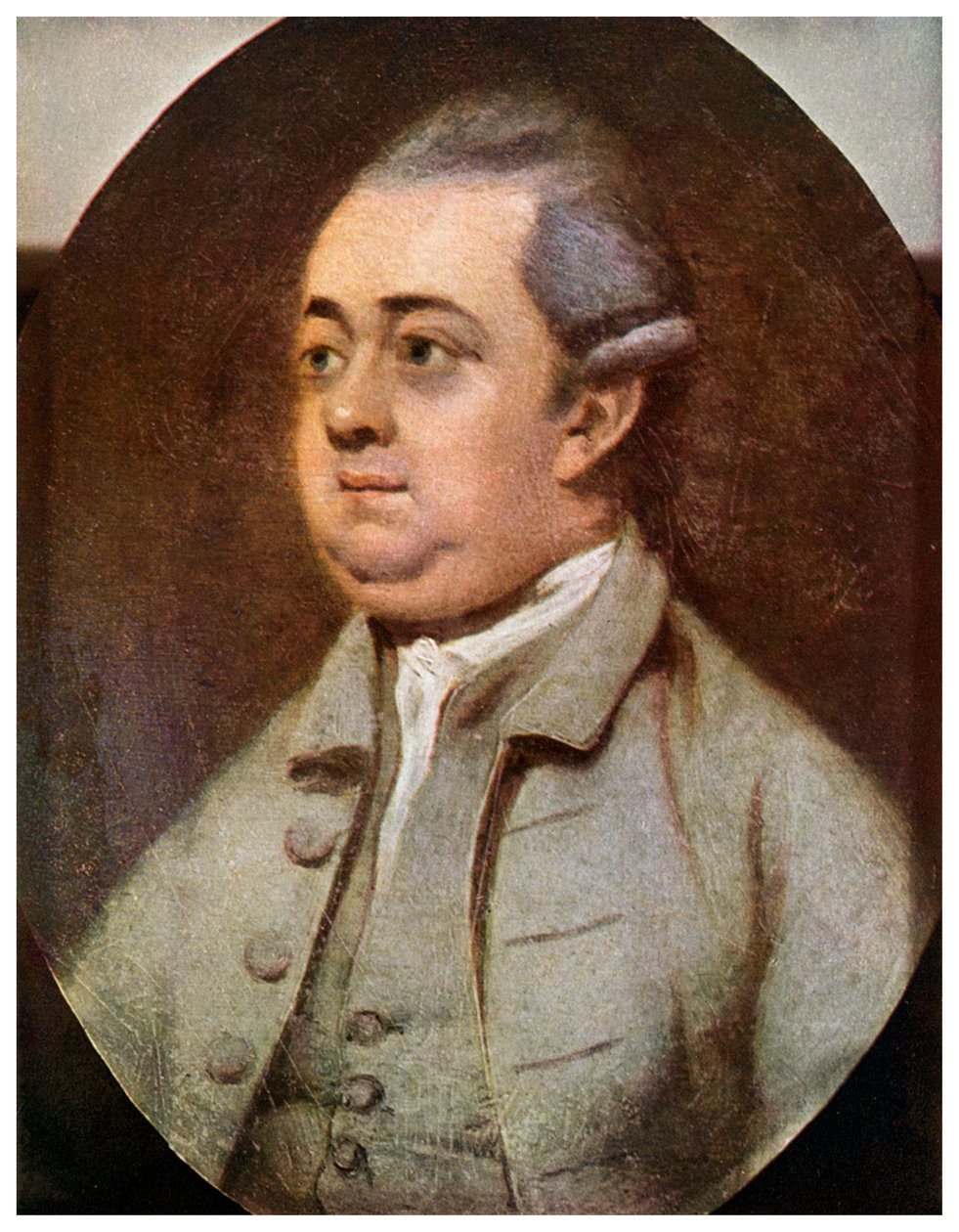 Edward Gibbon , britisk historiker, 1773 1956 av Unbekannt