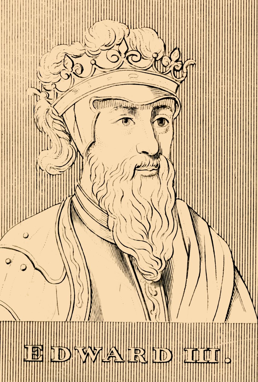 Edvard III, 1312-1377, 1830. av Unbekannt