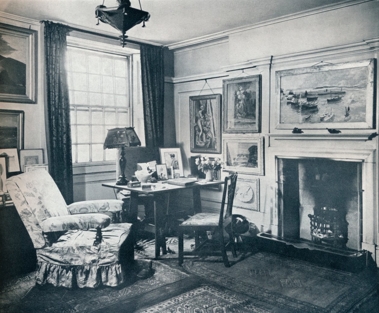 Edward Marshs stue, c1934 av Unbekannt