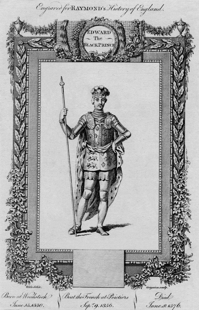 Edward The Black Prince, c1787 av Unbekannt