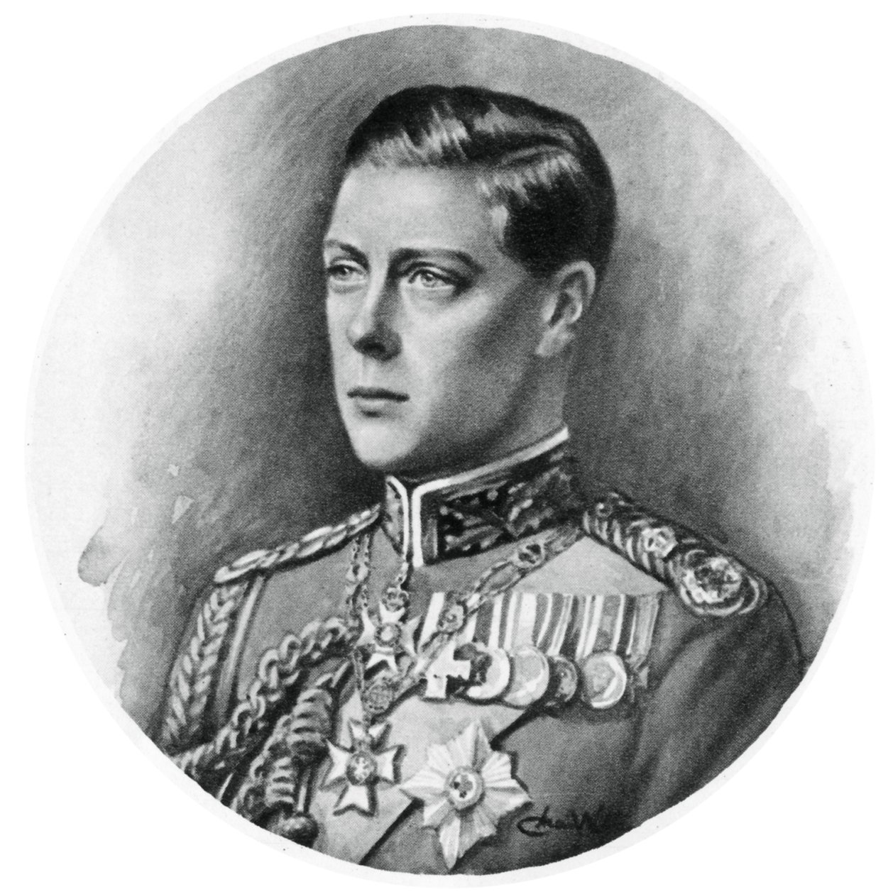 Edward VIII på tidspunktet for hans abdikasjon, 11. desember 1936, 1937 av Unbekannt