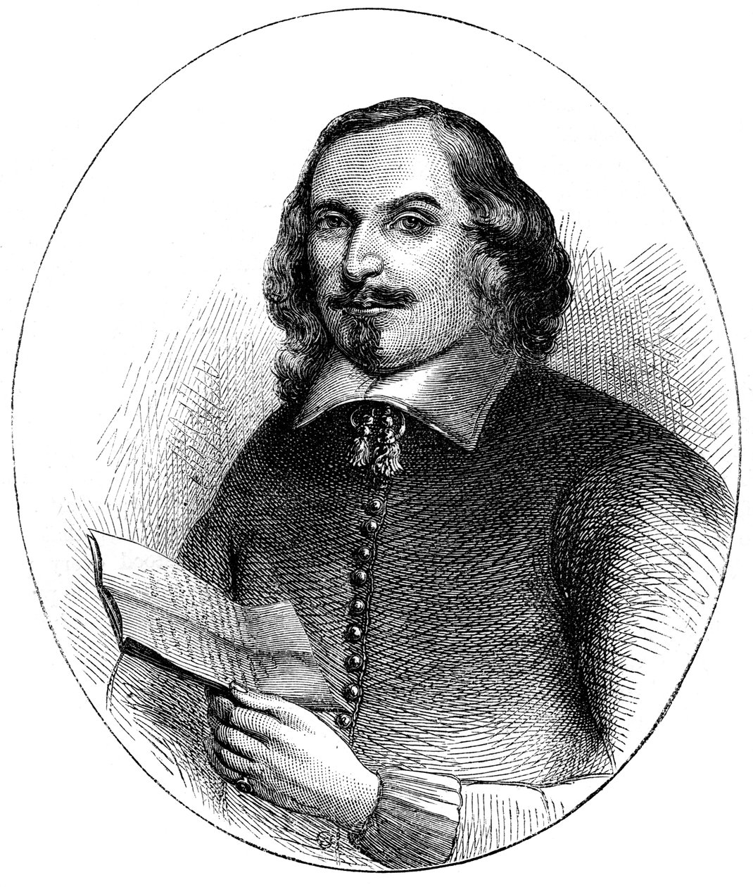 Edward Winslow , engelsk puritansk amerikansk kolonist, 1600-tallet c1880 av Unbekannt