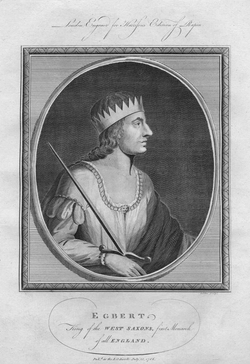 Egbert, konge av Wessex, 1786. av Unbekannt