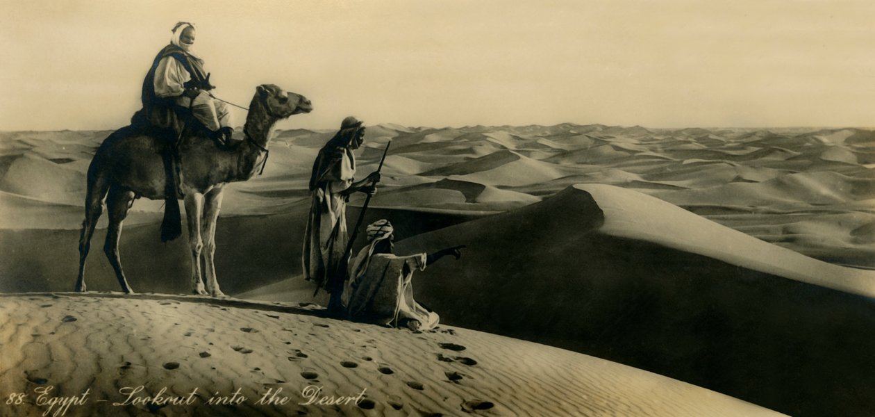 Egypt - Lookout into the Desert, c1918-c1939. av Unbekannt