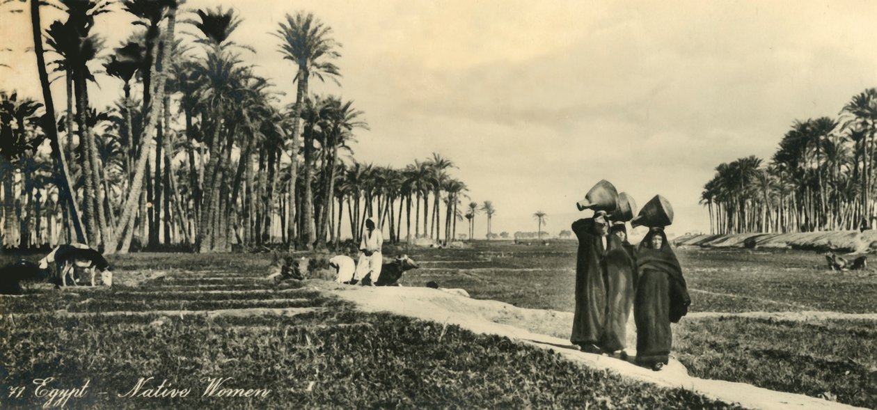 Egypt – innfødte kvinner, c1918-c1939. av Unbekannt