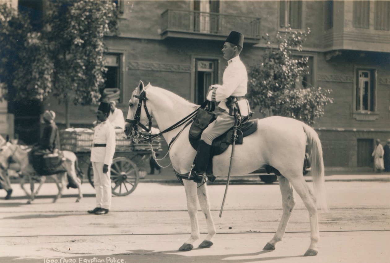 Egyptisk politi, Kairo, Egypt, 1936 av Unbekannt