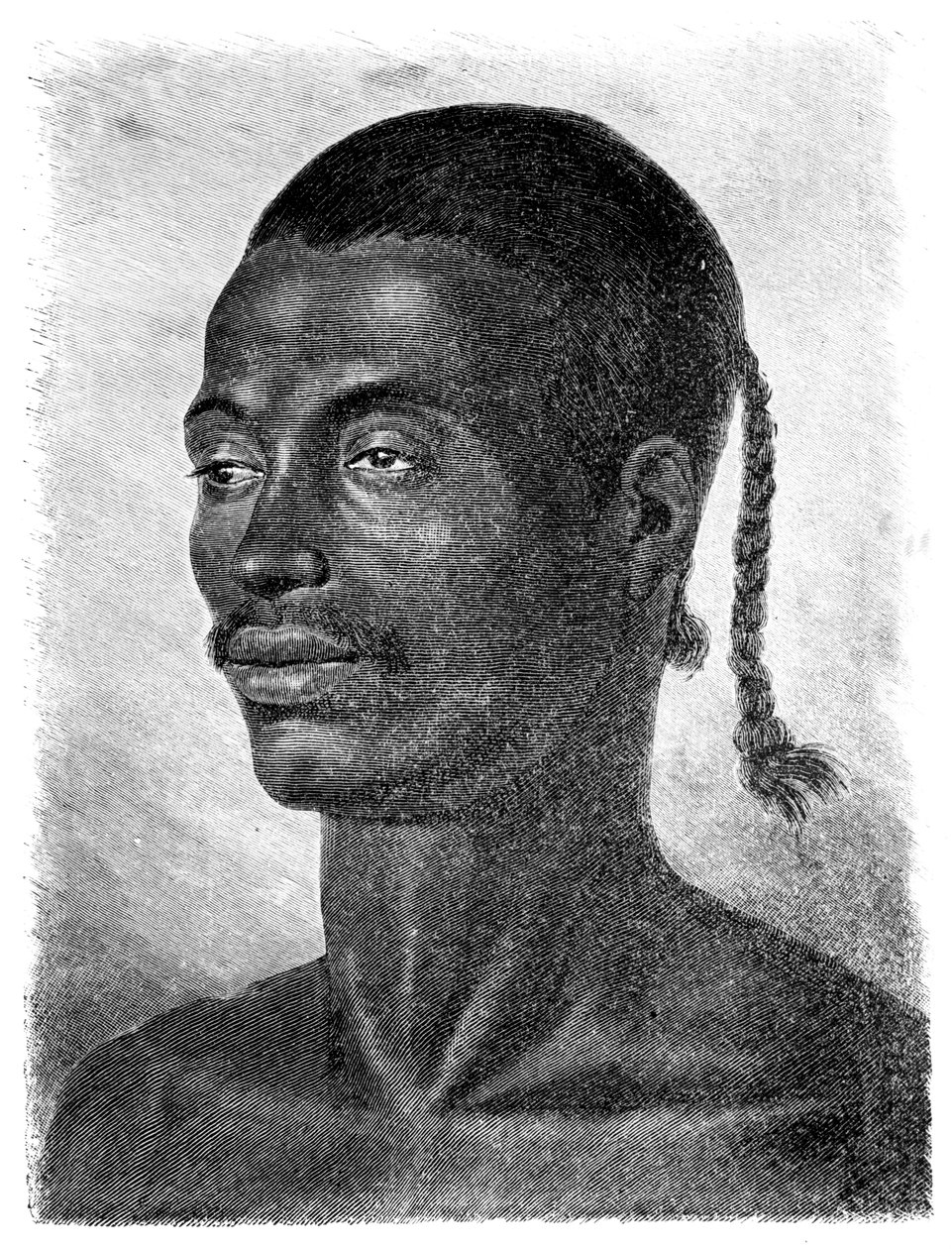 Egyptisk portrett, 1881 av Unbekannt