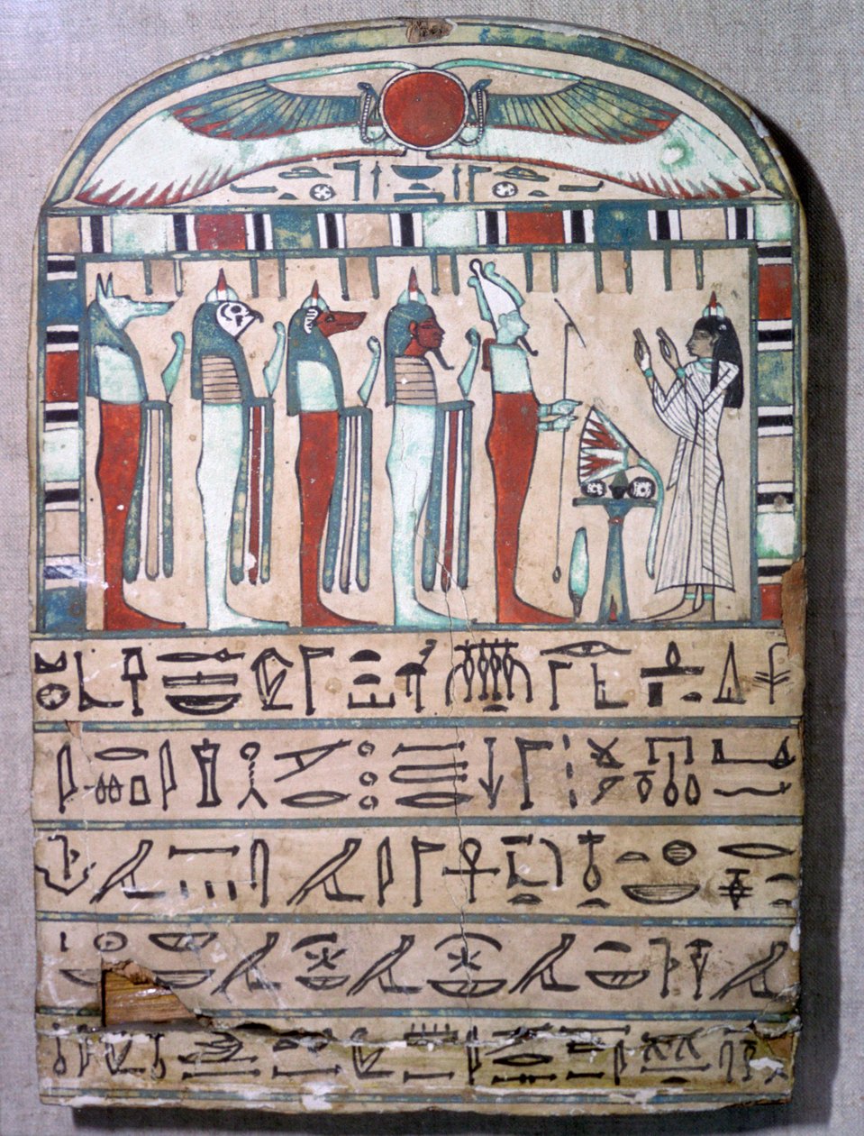 Egyptisk begravelsesplate av Meresimen av Unbekannt