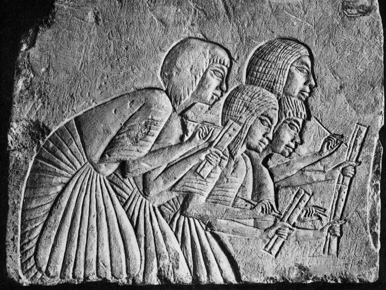 Egyptiske skriftlærde, ca 1350 f.Kr. 1936 av Unbekannt
