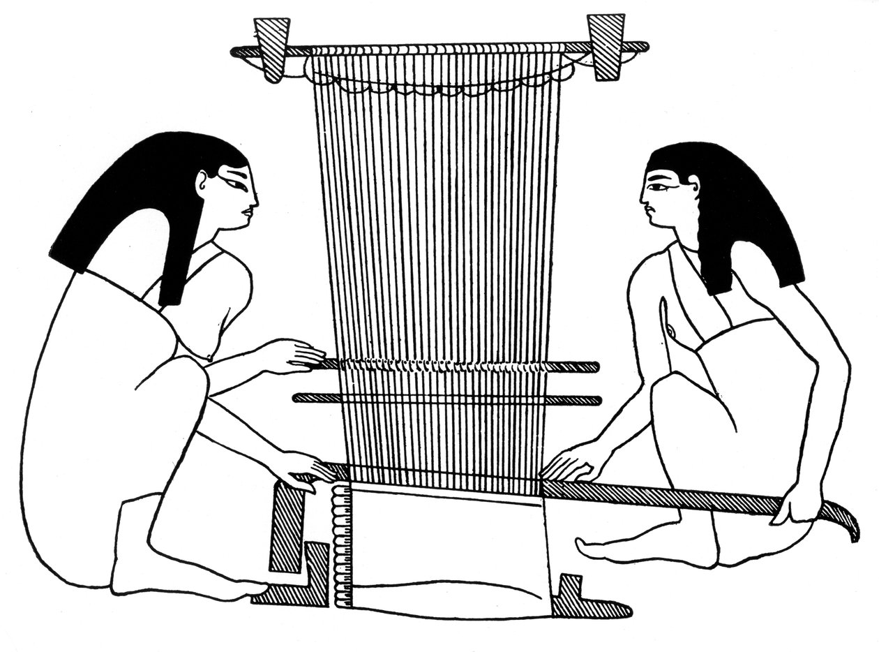 Egyptiske vevere, ca 3000 f.Kr. 1930 av Unbekannt