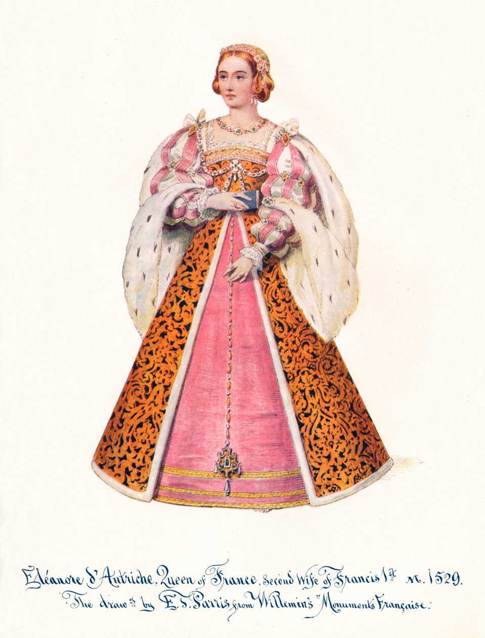 Eleanor av Østerrike, dronning av Frankrike, andre kone til Frans 1., 1911. av Unbekannt