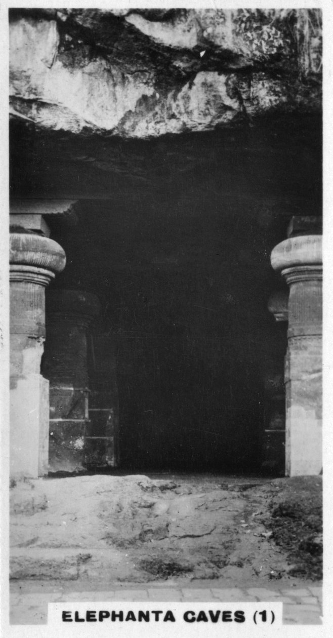 Elephanta-hulene, Bombay, India, c1925 av Unbekannt