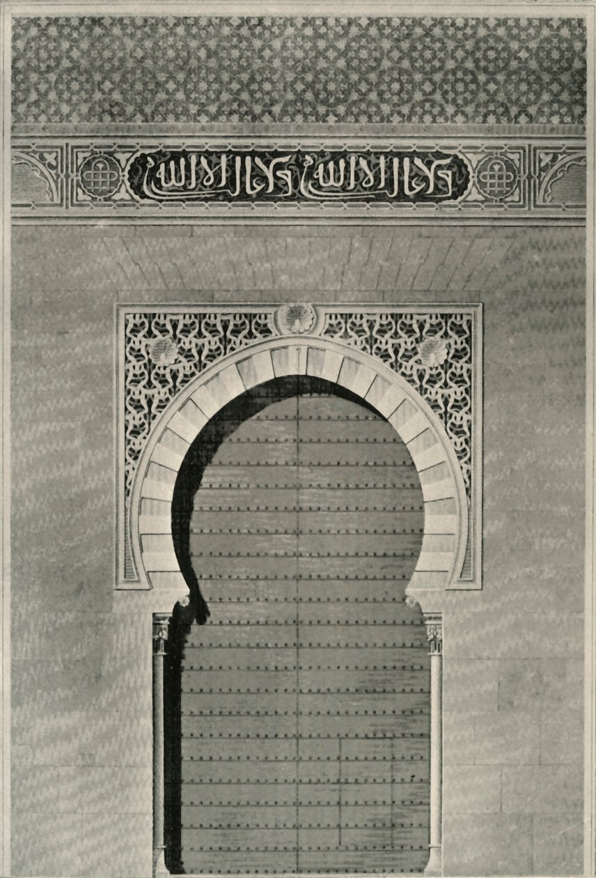 Heving av den gamle rettferdighetsporten, 1800-tallet, 1907. av Unbekannt
