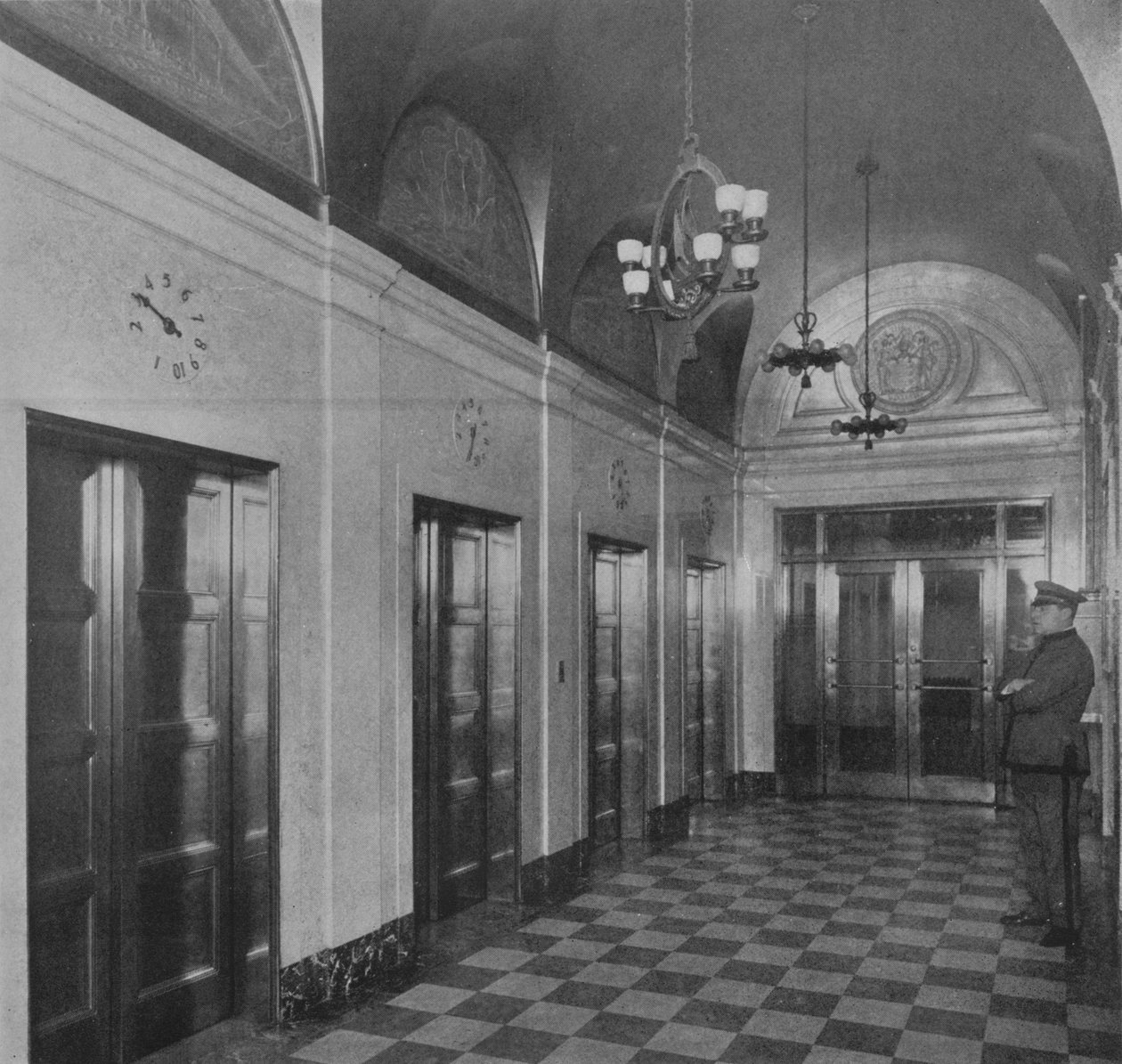 Heislobby, Chamber of Commerce Building, Newark, New Jersey, 1924 av Unbekannt