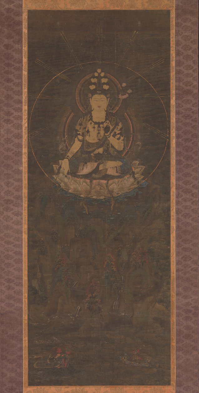 Ellevehodet Kannon på Fudaraka-fjellet, 1200-tallet. av Unbekannt