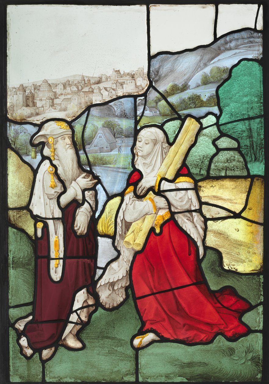 Elia og enken fra Sarfat, ca. 1525. av Unbekannt