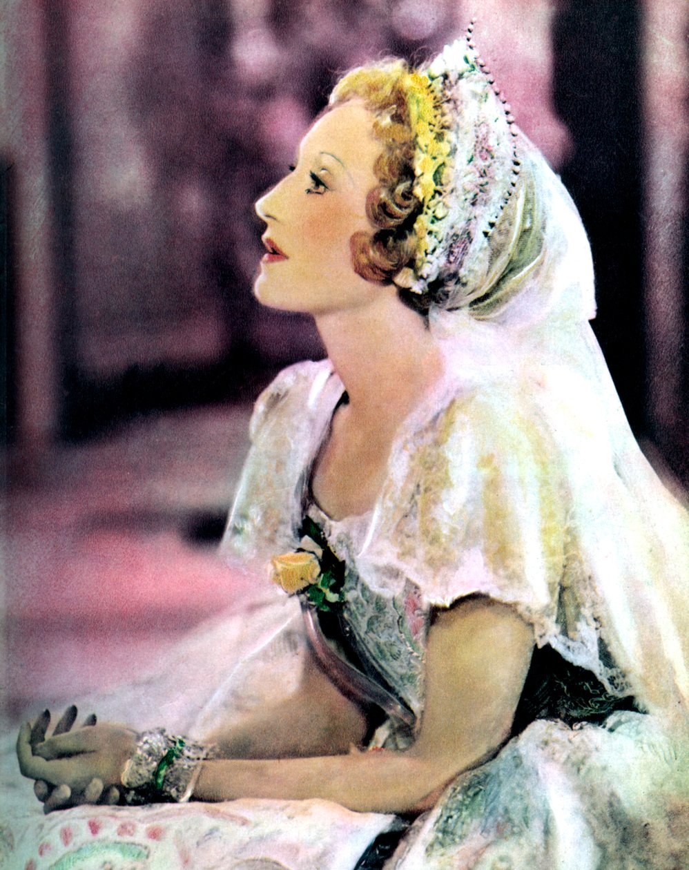 Elisabeth Bergner, østerriksk-ungarsk født skuespillerinne, 1934-1935 av Unbekannt