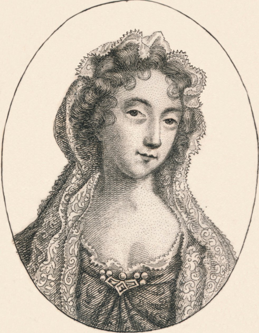Elizabeth Dutchess av Albemarle, 1734. av Unbekannt