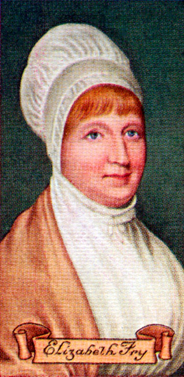Elizabeth Fry, hentet fra en serie sigarettkort, 1935 av Unbekannt