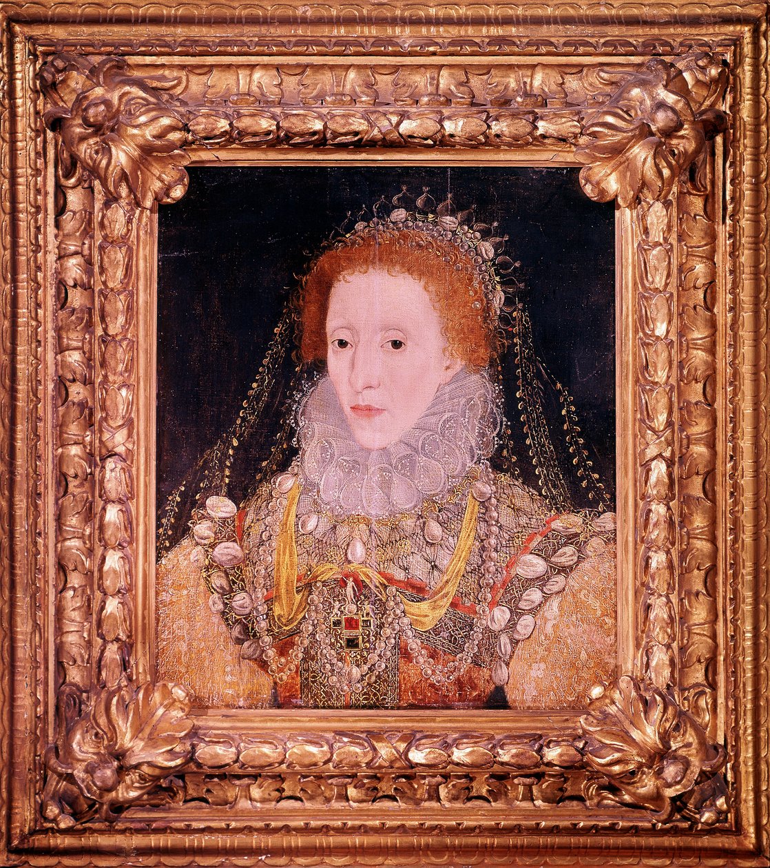 Elizabeth I, dronning av England og Irland, c1580 av Unbekannt