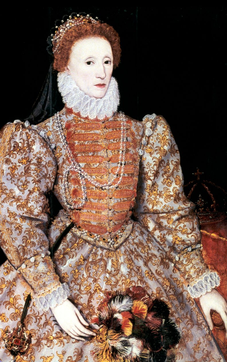 Elizabeth I, dronning av England og Irland, c1588 av Unbekannt