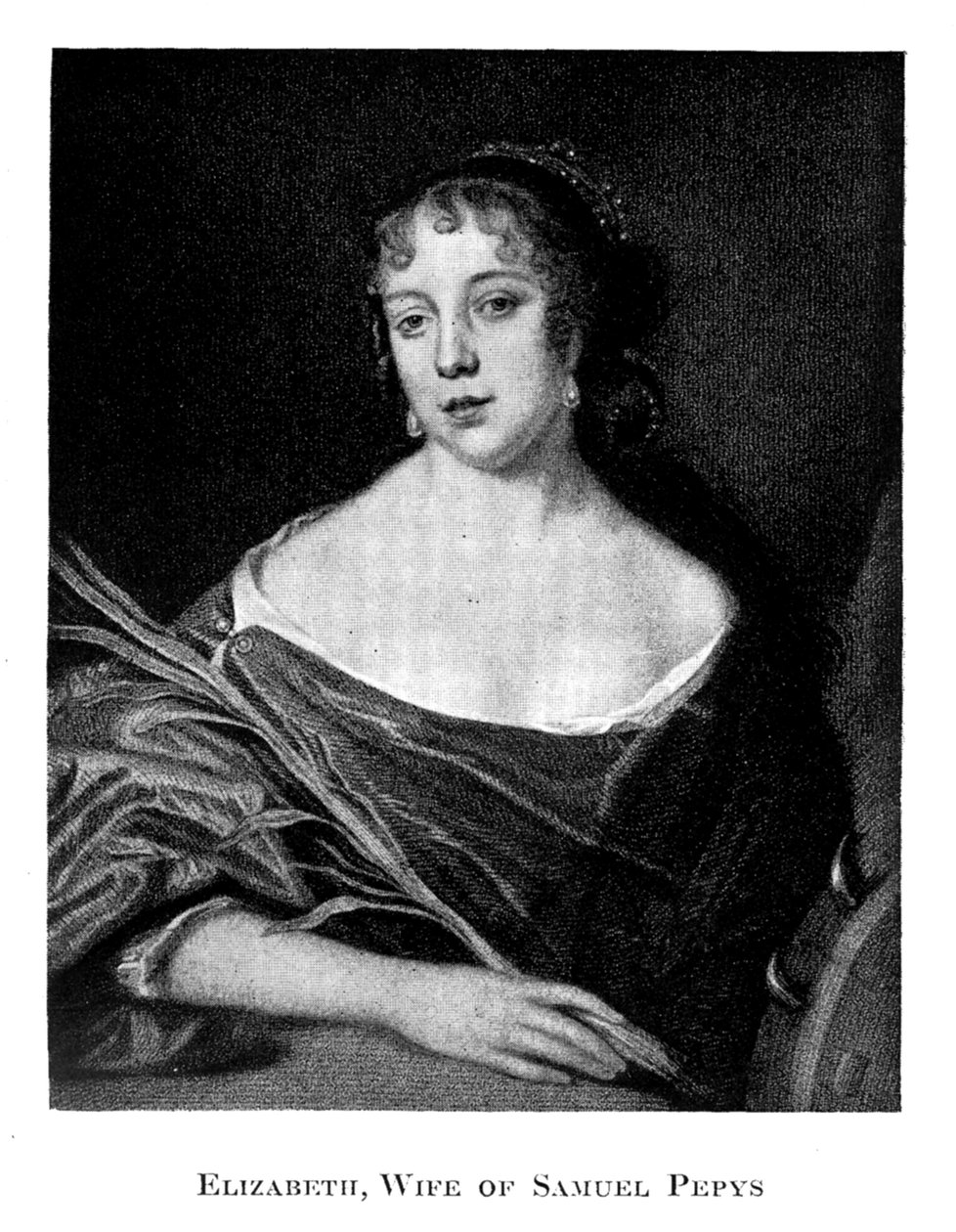 Elizabeth Pepys 1640-1669, 1800-tallet av Unbekannt