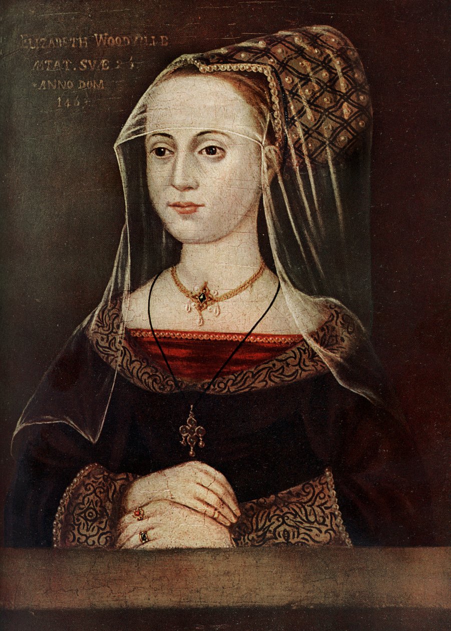 Elizabeth Woodville 1437-1492, 1463 av Unbekannt