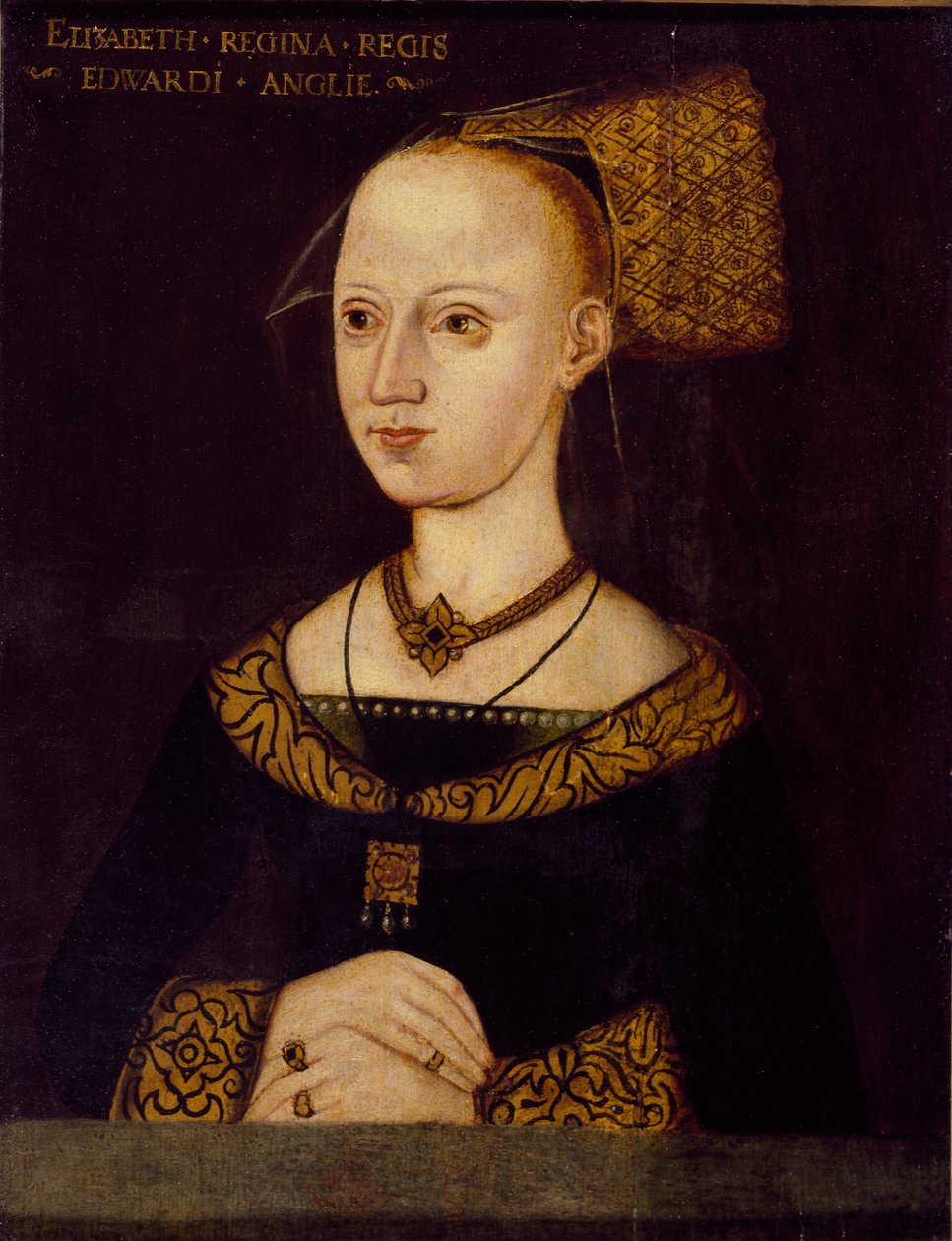 Elizabeth Woodville, dronning av Edward IV, c1500 av Unbekannt