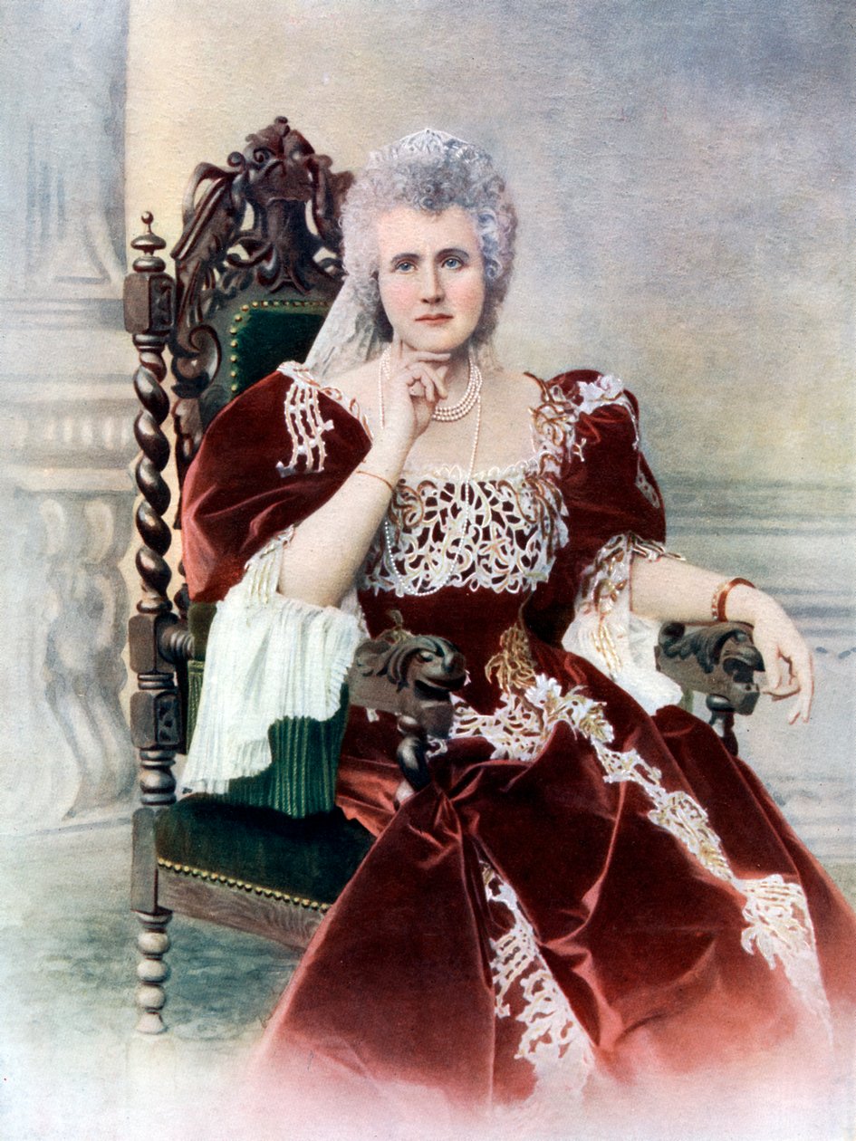 Elizabeth av Wied av Romania, slutten av 1800-begynnelsen av 1900-tallet av Unbekannt