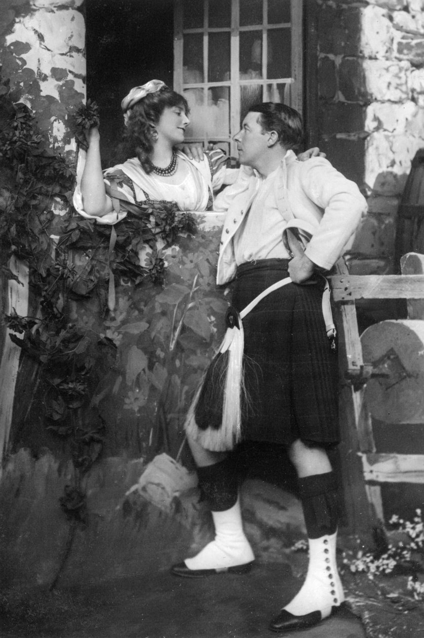 Ellaline Terriss og Seymour Hicks i The Gay Gordons, c1907 av Unbekannt