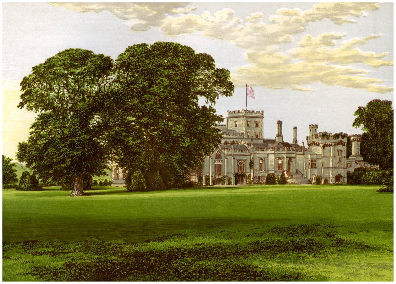 Elton Hall, Northamptonshire, hjemmet til jarlen av Carysfort, c1880 av Unbekannt