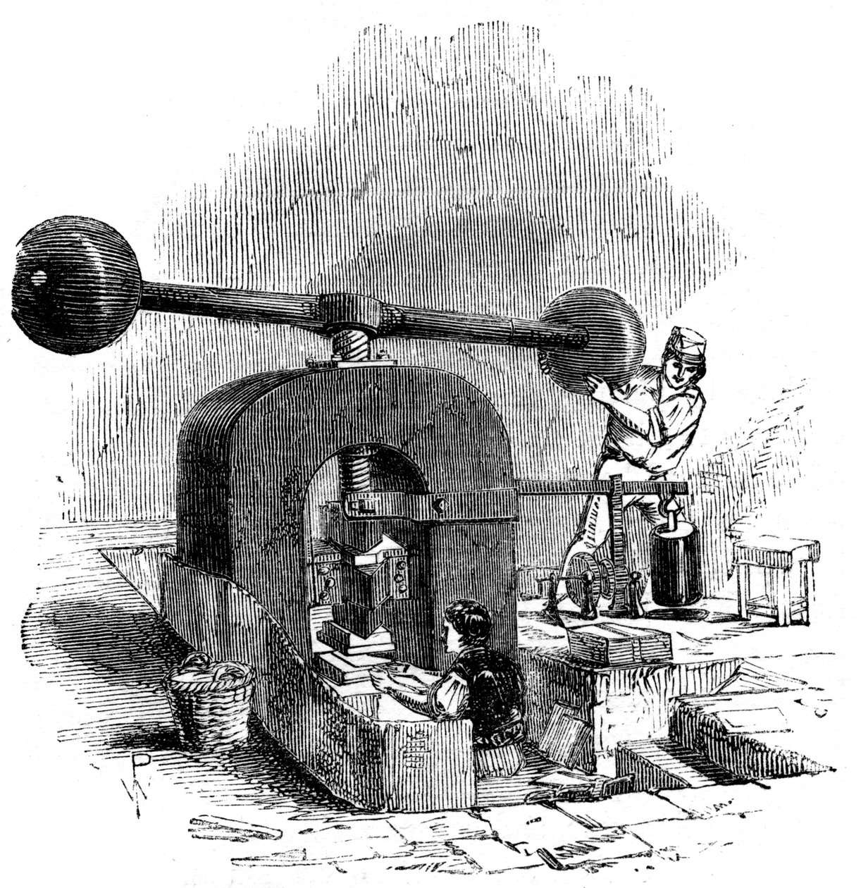 Pregepresse, 1886 av Unbekannt
