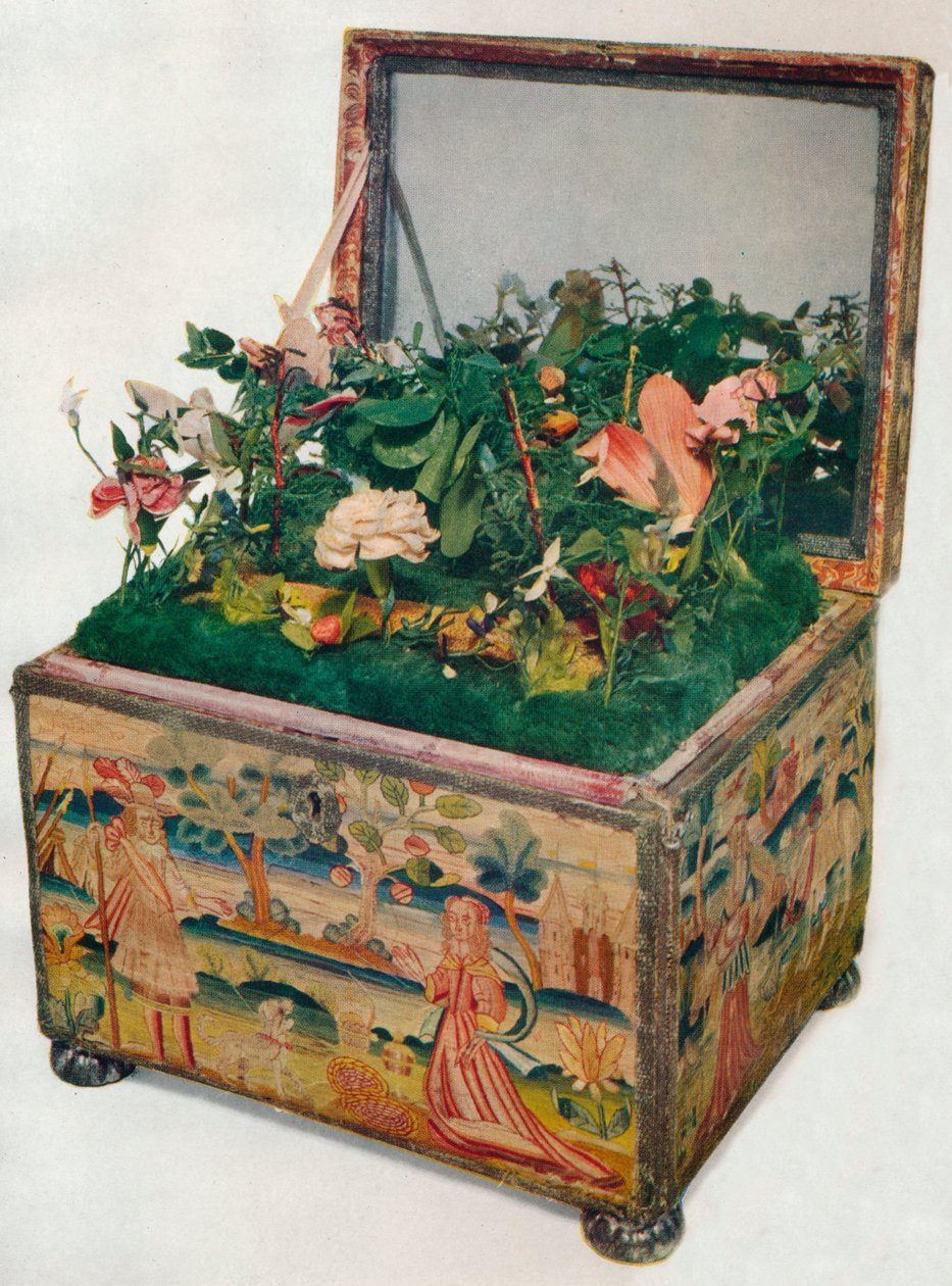 Brodert kiste, 1600-tallet, 1929 av Unbekannt