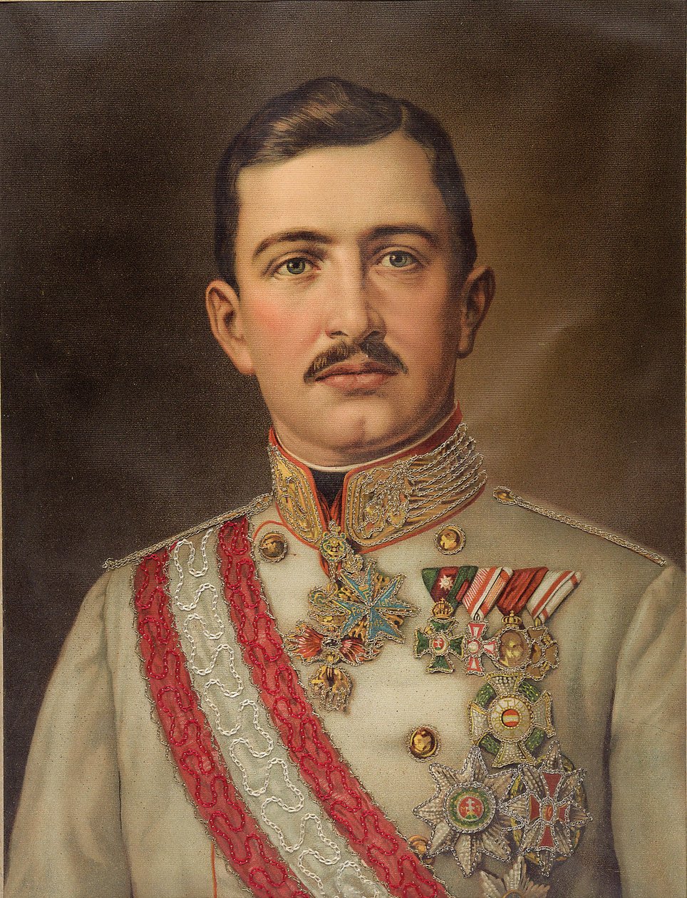 Keiser Karl I av Østerrike 1887-1922, konge av Ungarn, ca. 1917. av Unbekannt