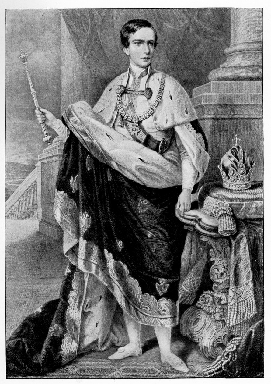 Keiser Franz Joseph I av Østerrike 1830-1916, 1849 1900 av Unbekannt