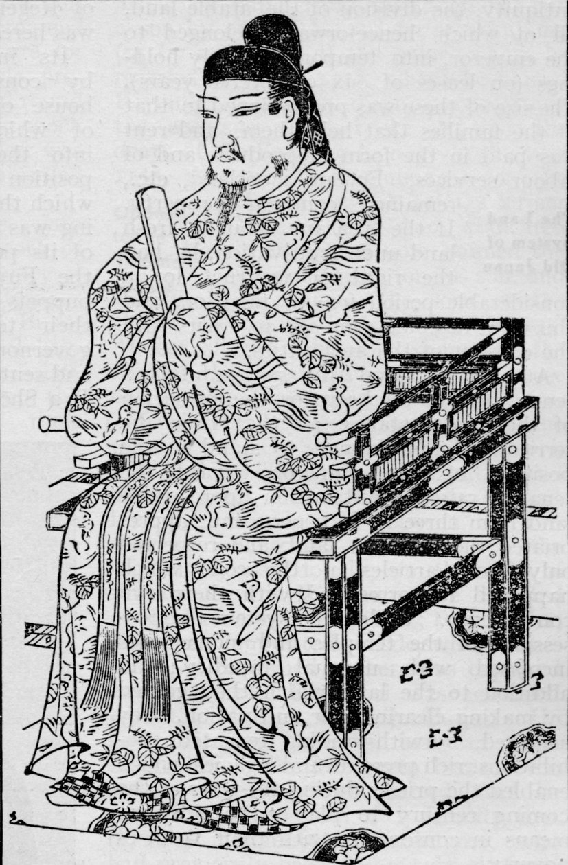 Keiser Kanmu, som etablerte den japanske arveloven, 1907 av Unbekannt