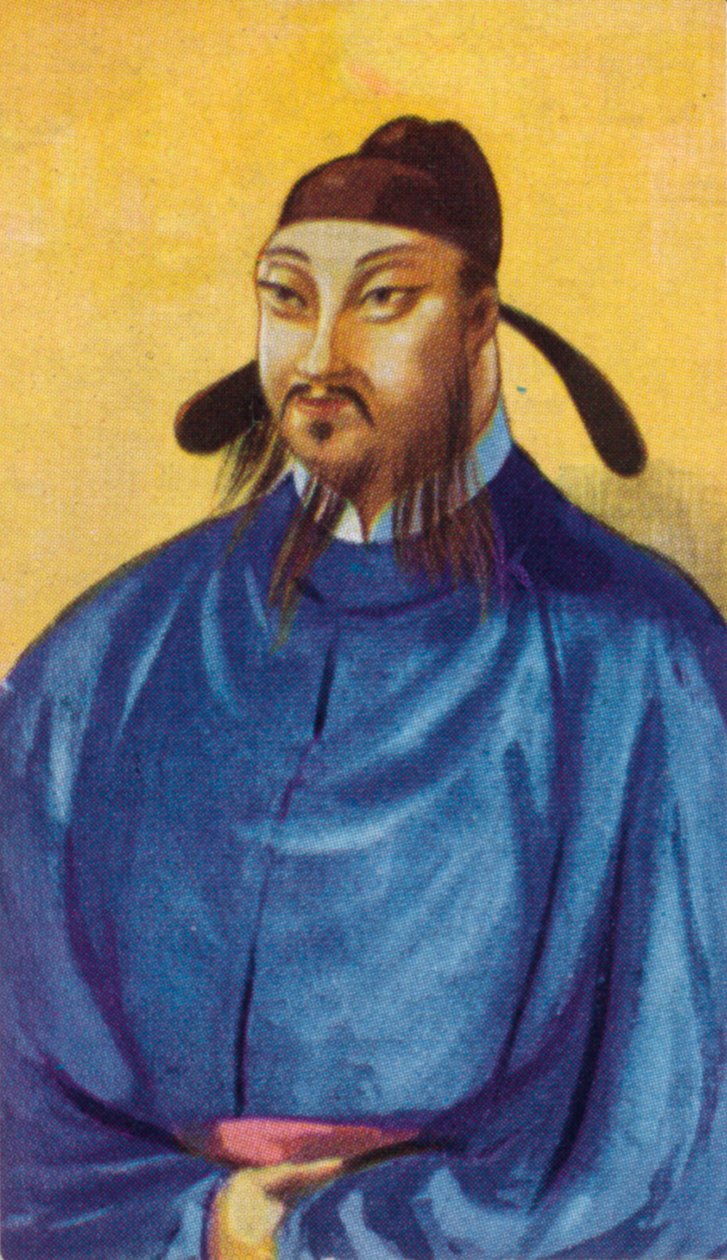 Keiser Taizong Tai Tsung fra Tang-dynastiet 598-649, 1937 av Unbekannt