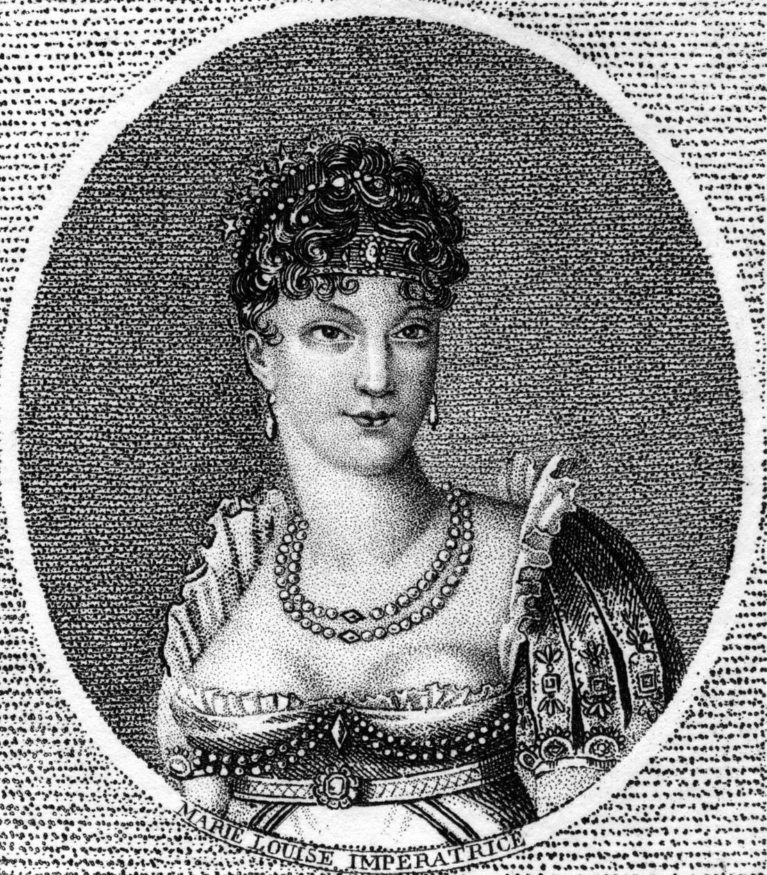 Keiserinne Marie Louise, keiserinne av Frankrike, andre kone til Napoleon Bonaparte, 1791-1847 av Unbekannt