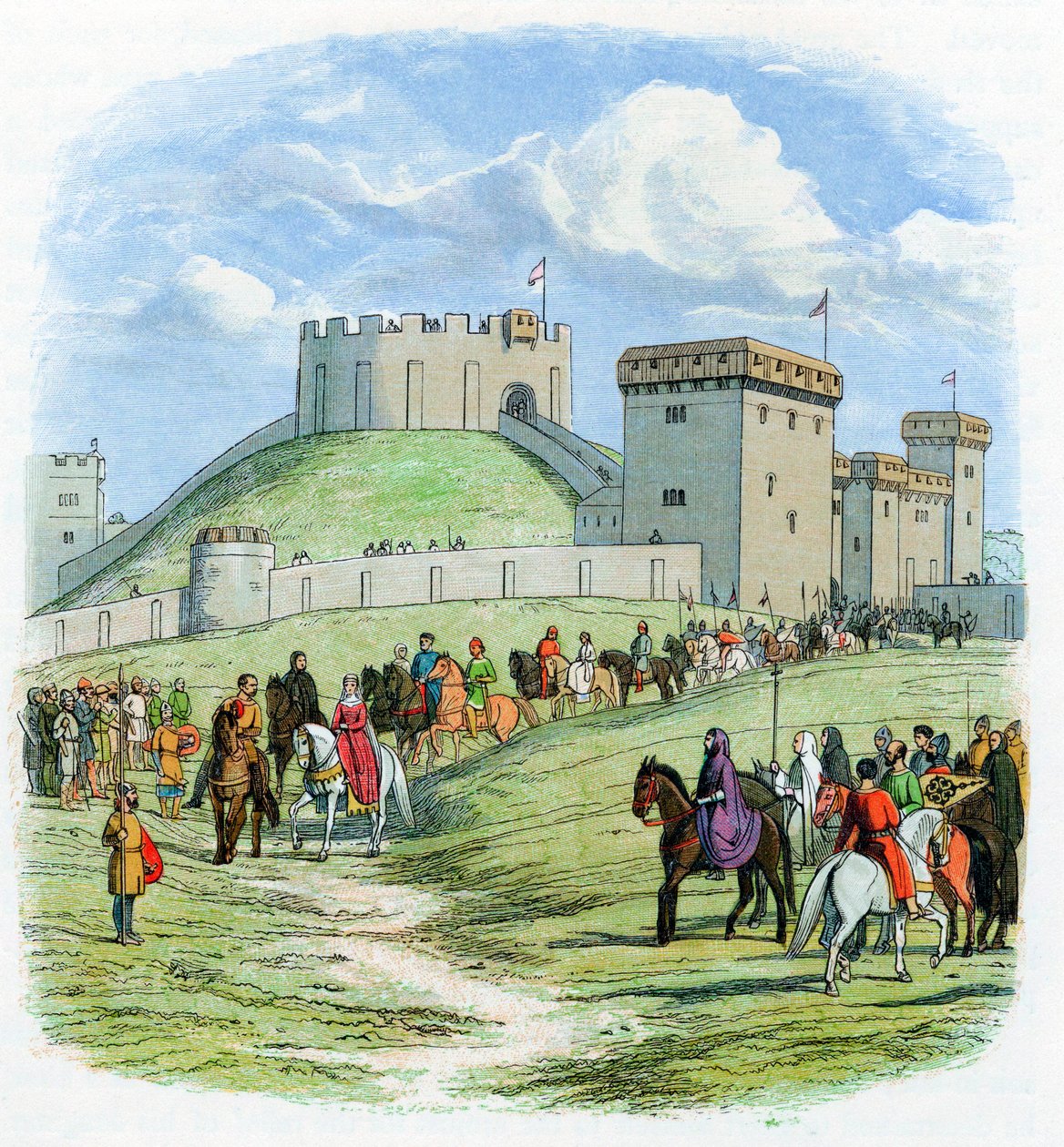 Keiserinne Matilda, datter og bortført arving etter Henry I av England, c1860 av Unbekannt
