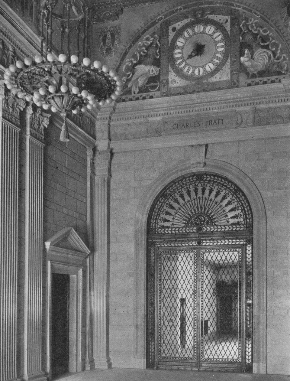 Slutten av hovedinngangshallen, Standard Oil Building, New York City, 1924 av Unbekannt