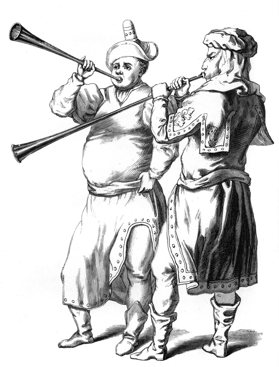 Engelske trompetister, 1375 1849 av Unbekannt