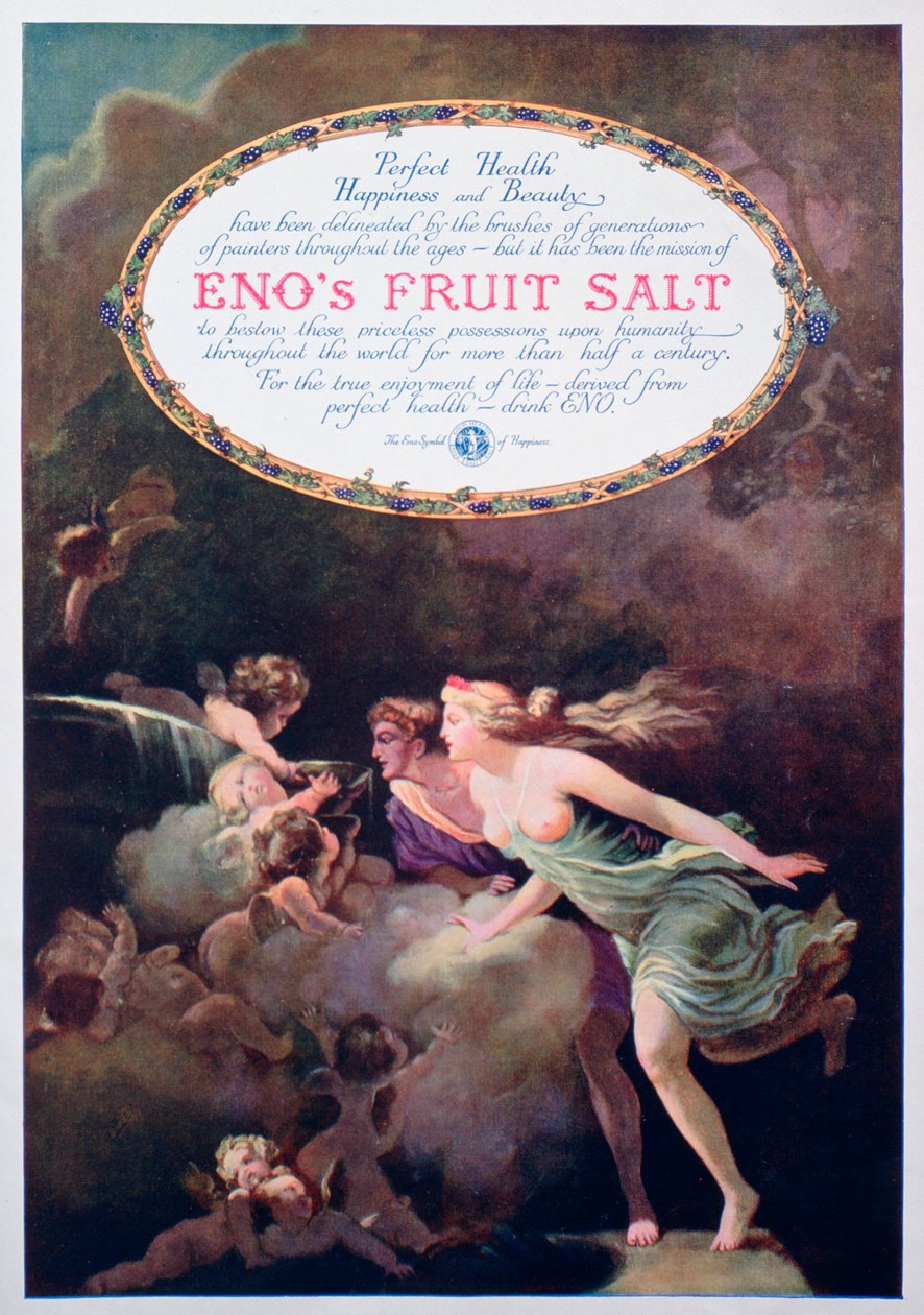 Enos fruktsalt-annonse, 1920 av Unbekannt