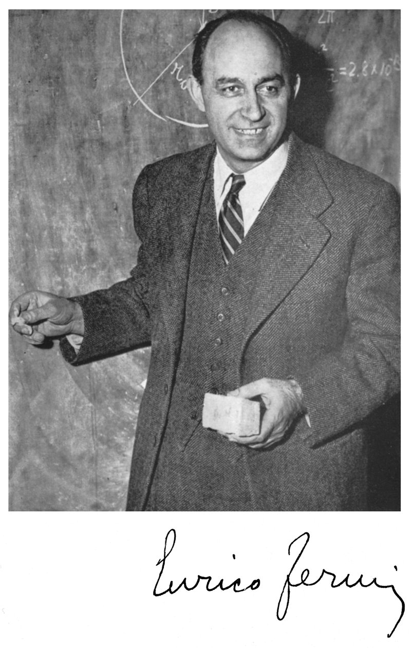 Enrico Fermi , italienskfødt amerikansk kjernefysiker av Unbekannt