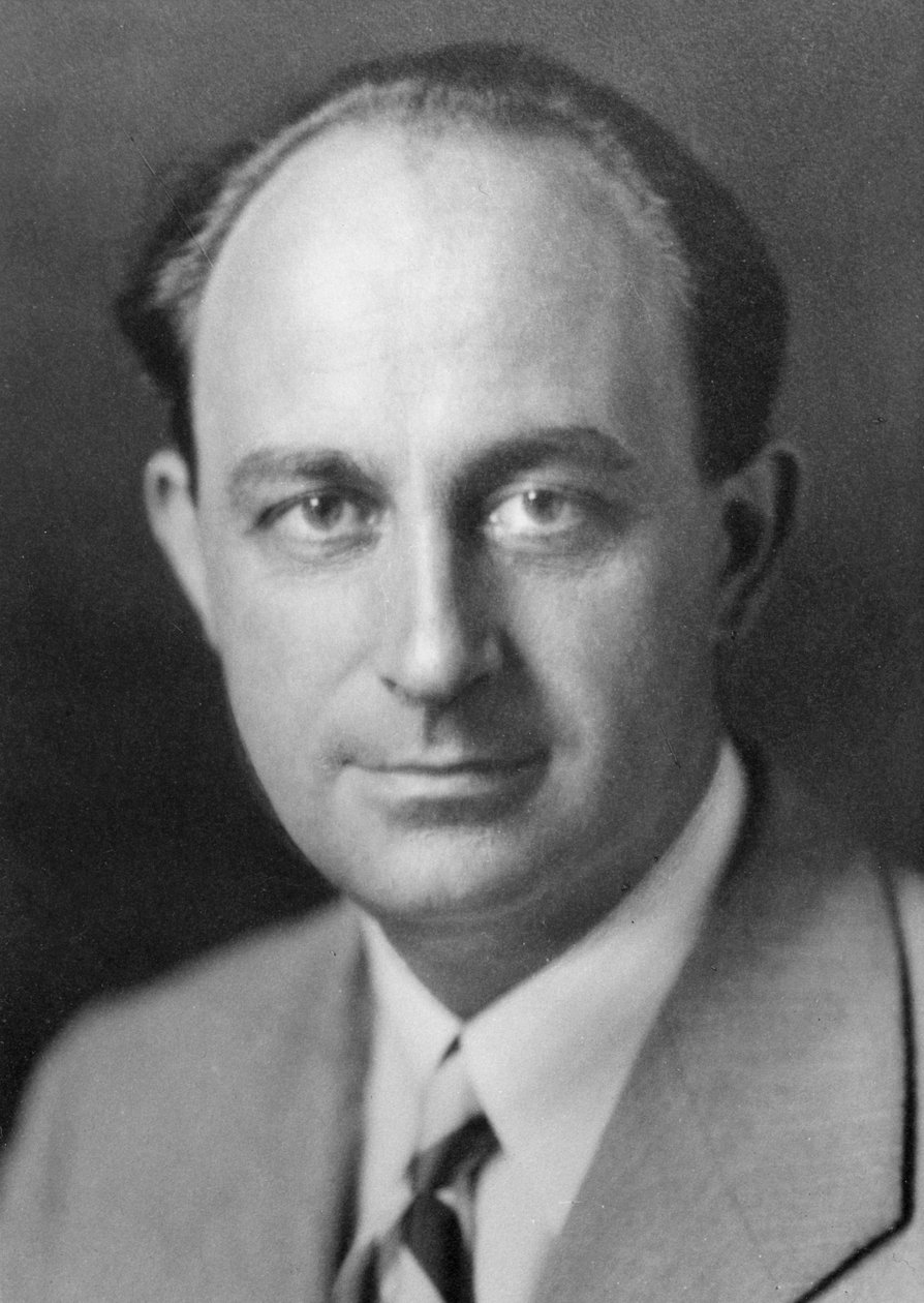 Enrico Fermi , italienskfødt amerikansk kjernefysiker, c1938 av Unbekannt