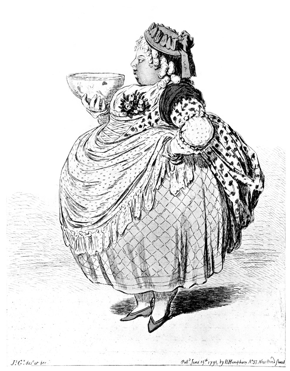 Gå inn på Cowslip med en bolle med krem, 1795 av Unbekannt