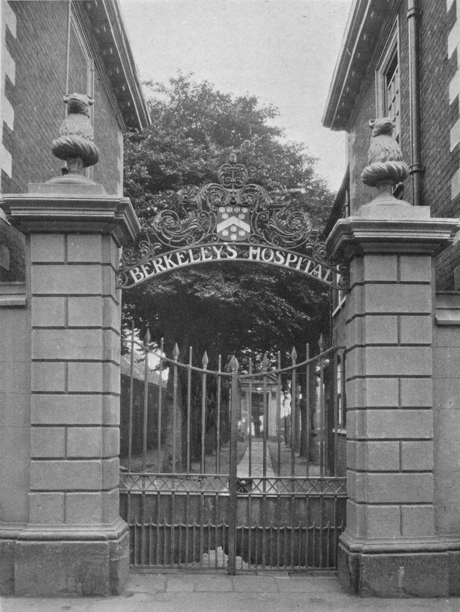 Inngangsporten, Berkeleys Hospital, Worcester, Worcestershire, 1924 av Unbekannt