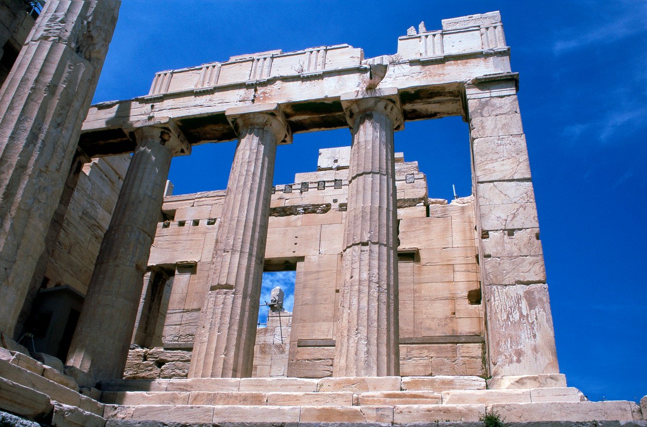 Inngang til Akropolis, Athen, 500-tallet f.Kr av Unbekannt