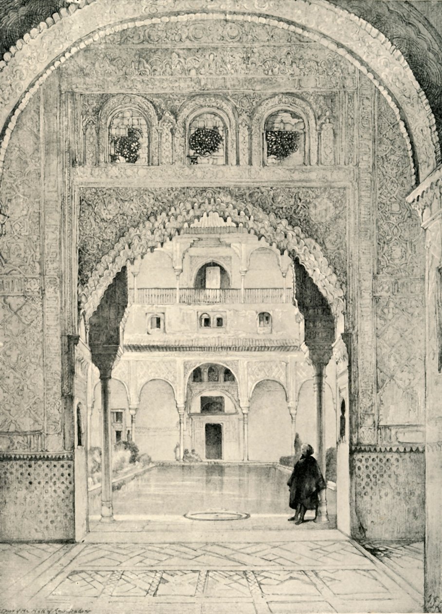 Inngang til Hall of the Barque..., 1800-tallet, 1907. av Unbekannt