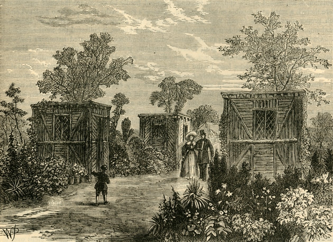 Inngang til Zoological Gardens i 1840, c1876. av Unbekannt