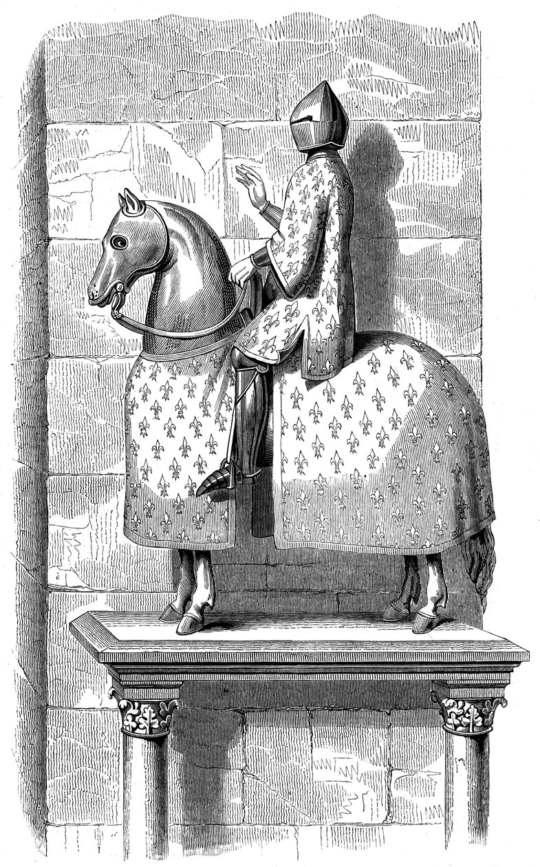 Rytterstatue av kong Philip le Bel, 1575 1849 av Unbekannt